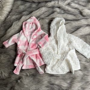 Two baby robes